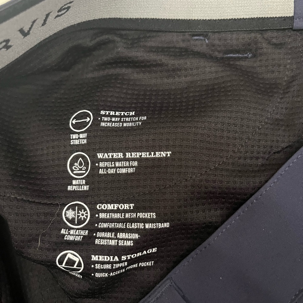 Orvis Mens Classic Collection Lightweight 5 Pocket Trek Pant Sz 36X29 navy blue - Picture 4 of 9